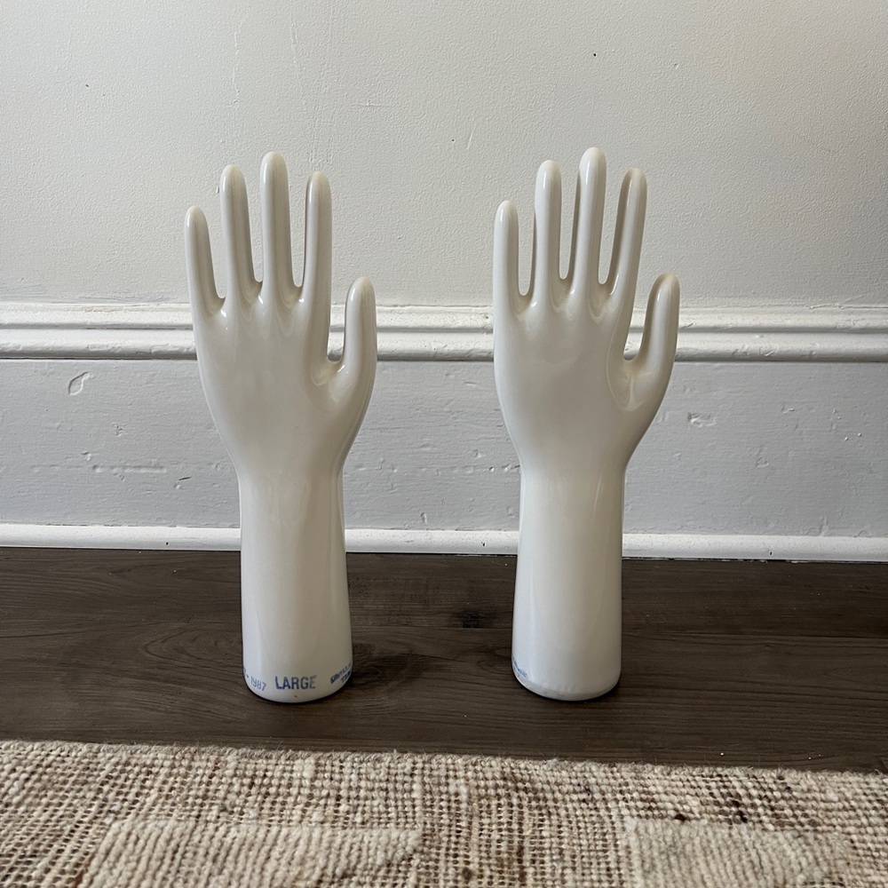 Vintage Porcelain Glove Mold